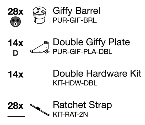 AMERICAN TENT 30x75 Party Frame Tent - FITTINGS2