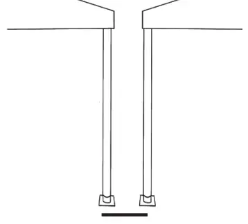AMERICAN TENT 30x75 Party Frame Tent - Leg Spacing