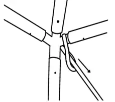 AMERICAN TENT 30x75 Party Frame Tent - Loop Ratchet