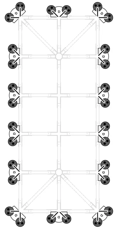 AMERICAN TENT 30x75 Party Frame Tent - PLACEMENT