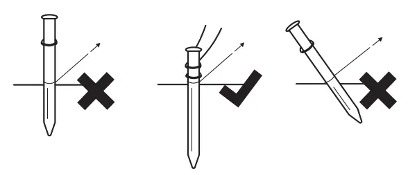 AMERICAN TENT 30x75 Party Frame Tent - Proper Staking