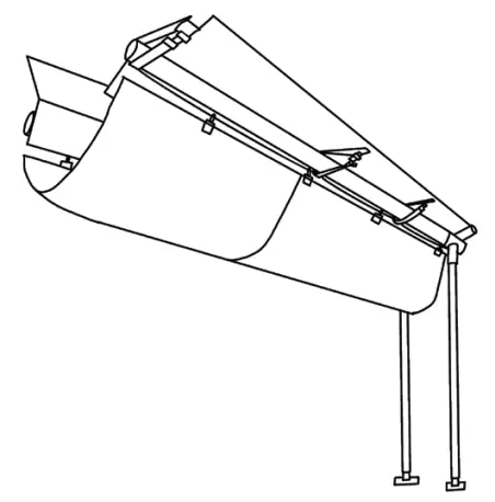 AMERICAN TENT 30x75 Party Frame Tent - Rain Gutter