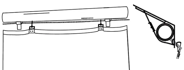 AMERICAN TENT 30x75 Party Frame Tent - Sidewall Clips