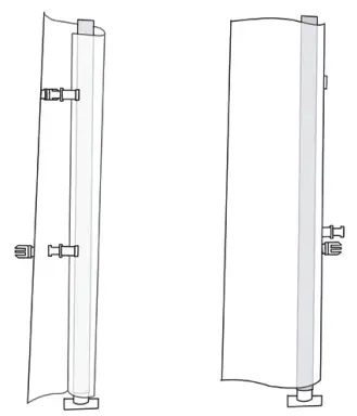AMERICAN TENT 30x75 Party Frame Tent - Sidewall Clips2