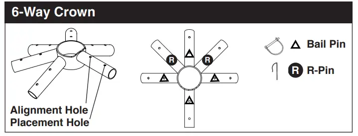 AMERICAN TENT 30x75 Party Frame Tent - Way Crown