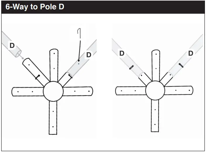 AMERICAN TENT 30x75 Party Frame Tent - Way to Pole D