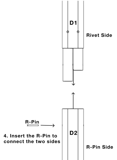 AMERICAN TENT 30x75 Party Frame Tent - side of the