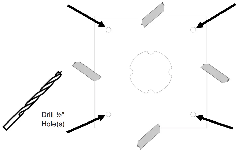 SUNSET BOL1001 BOLT Clean Air System - Drill Pilot Holes
