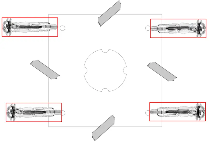 SUNSET BOL1001 BOLT Clean Air System - Insert Anchors