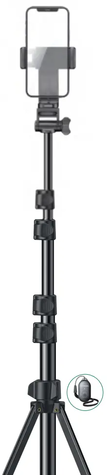 UGREEN LP354 Selfie Stick Tripod with Bluetooth Remote -