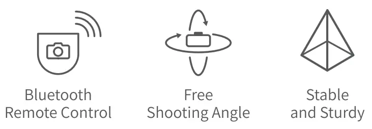 UGREEN LP354 Selfie Stick Tripod with Bluetooth Remote - fig 1