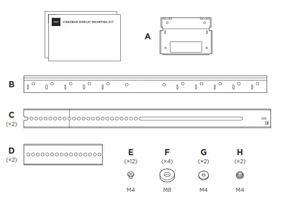 BOSE BO VBMK Videobar Display Mounting Kit