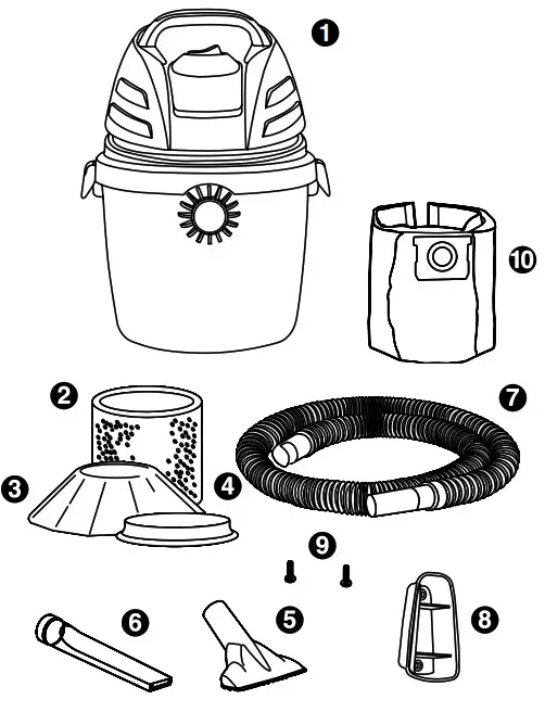 shop-vac L250 Series Workshop Assistant Wet or Dry Vacuum Cleaner - Overvew