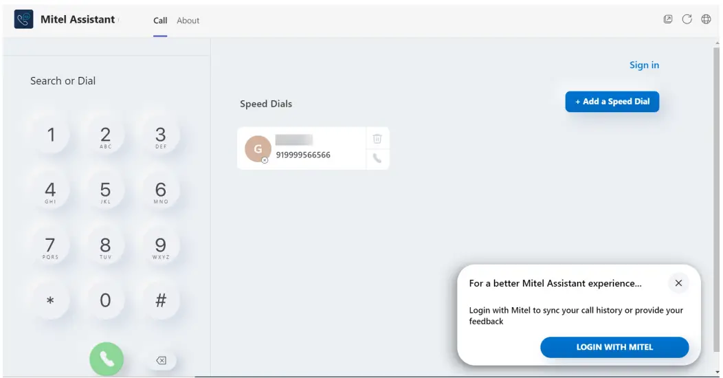 Mitel Assistant Application - Apps 14