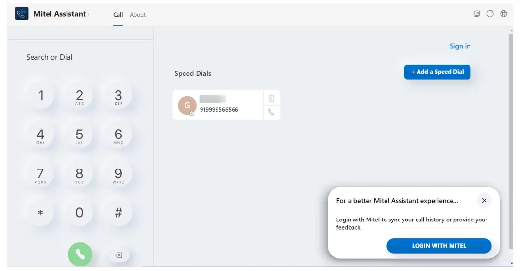 Mitel Assistant Application - Apps 4