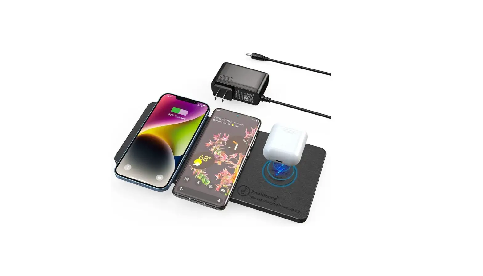 Zealsound Wg-3b-fba Triple Wireless Charger Station User Manual