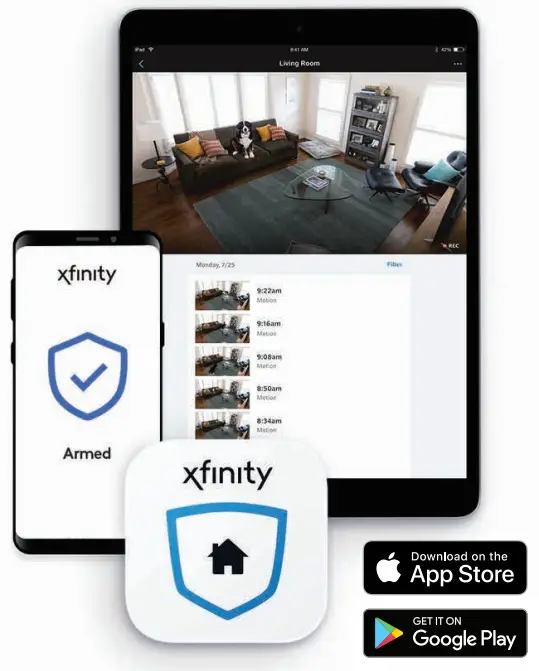 Xfinity XHS QSG 04 22 Alarm Permit Home Security System - fig