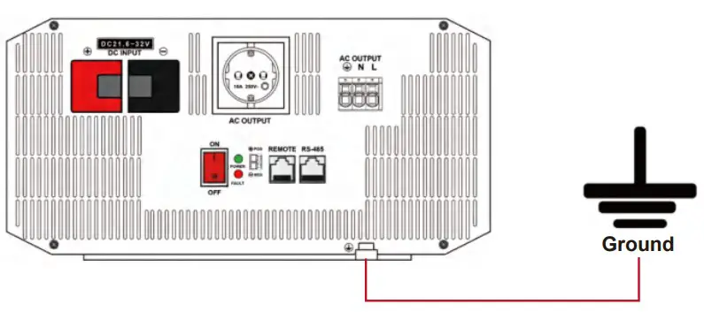 ECO-WORTHY DC24V Pure Sine Wave Off Grid Inverter - v