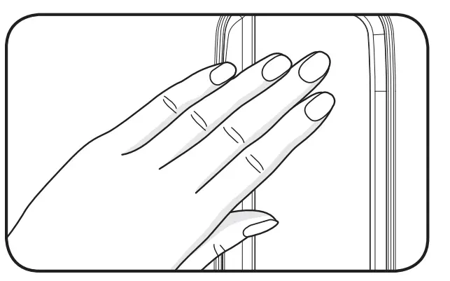 Open a door using password from outside