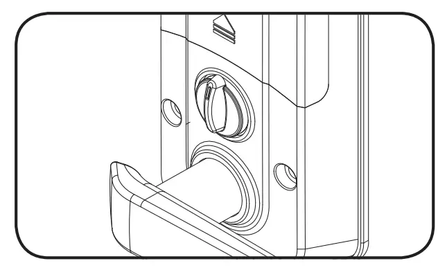 Lock a door from inside