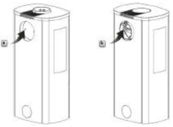 Adjustment of chimney connection.