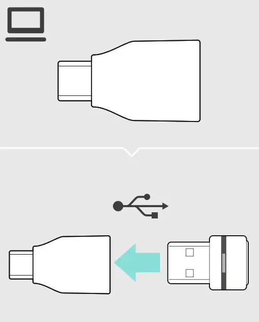 EPOS BTD800 USB Bluetooth Dongle Network Adapter - Accessories