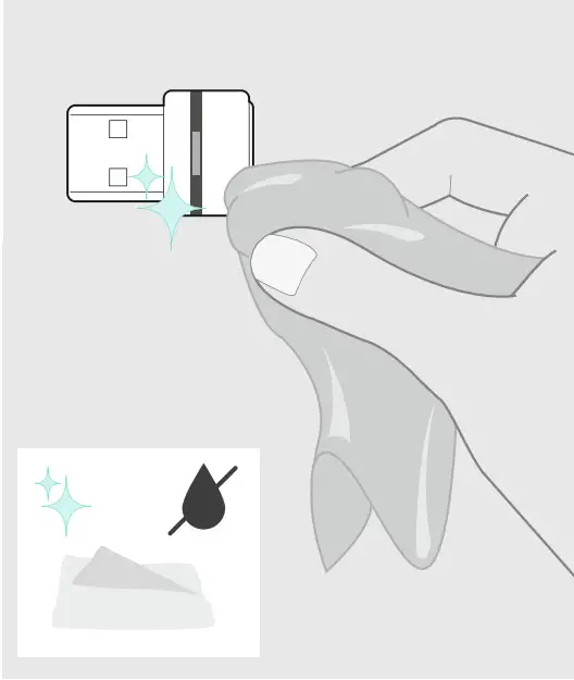 EPOS BTD800 USB Bluetooth Dongle Network Adapter - Cleaning the produc