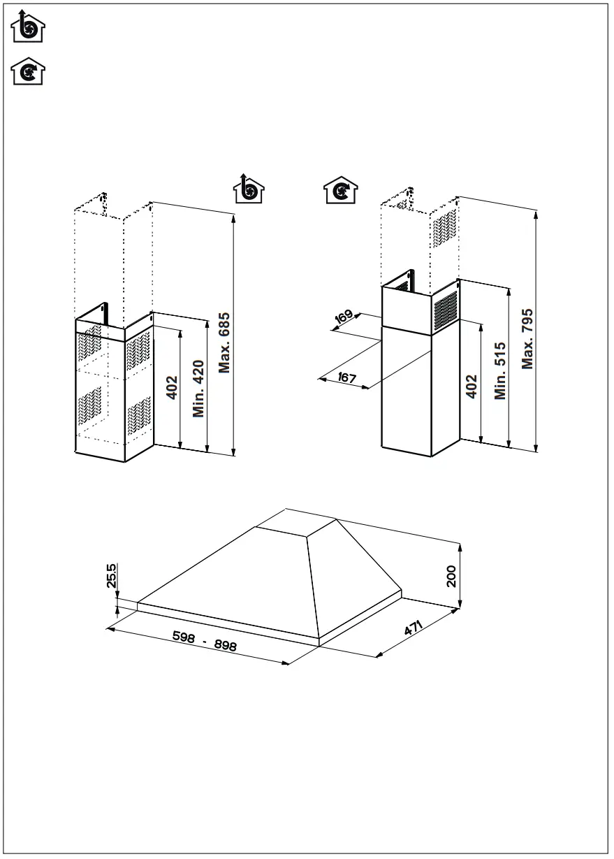 FRANKE FJO 634 XS FJO 934 XS Hood - fig3