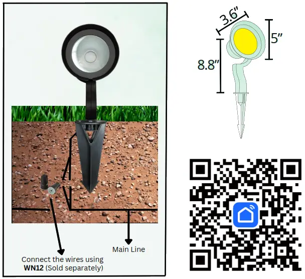 ABBA LIGHTING CDRA95 Spot Light - qr code