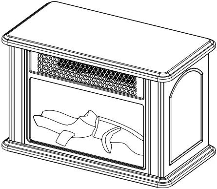 StyleWell CFS-559-01 Bluffs Electric Tabletop Fireplace A0
