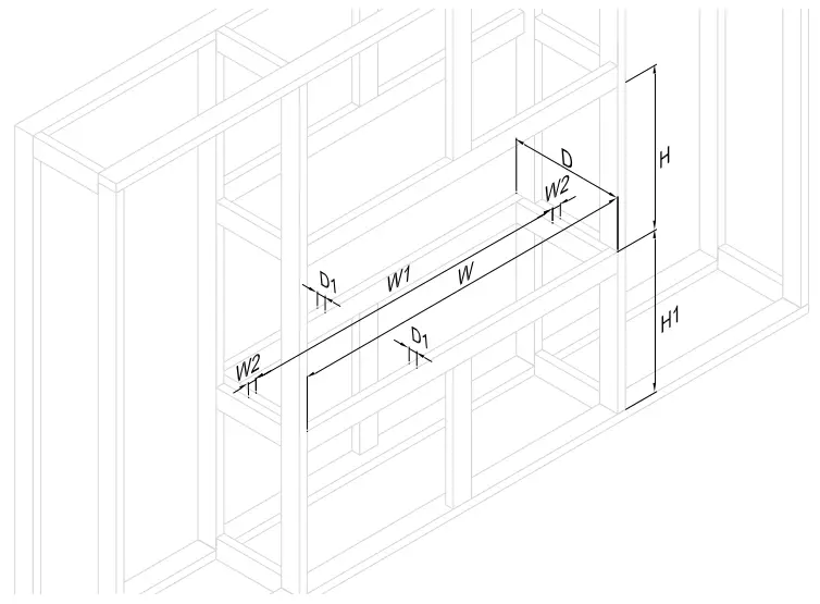 planika Forma 1000 Single Sided Fireplace inserts - See Through