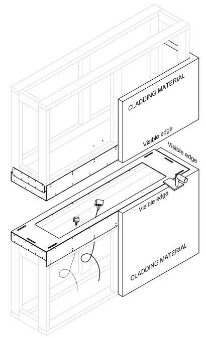 planika Forma 1000 Single Sided Fireplace inserts - See Through16