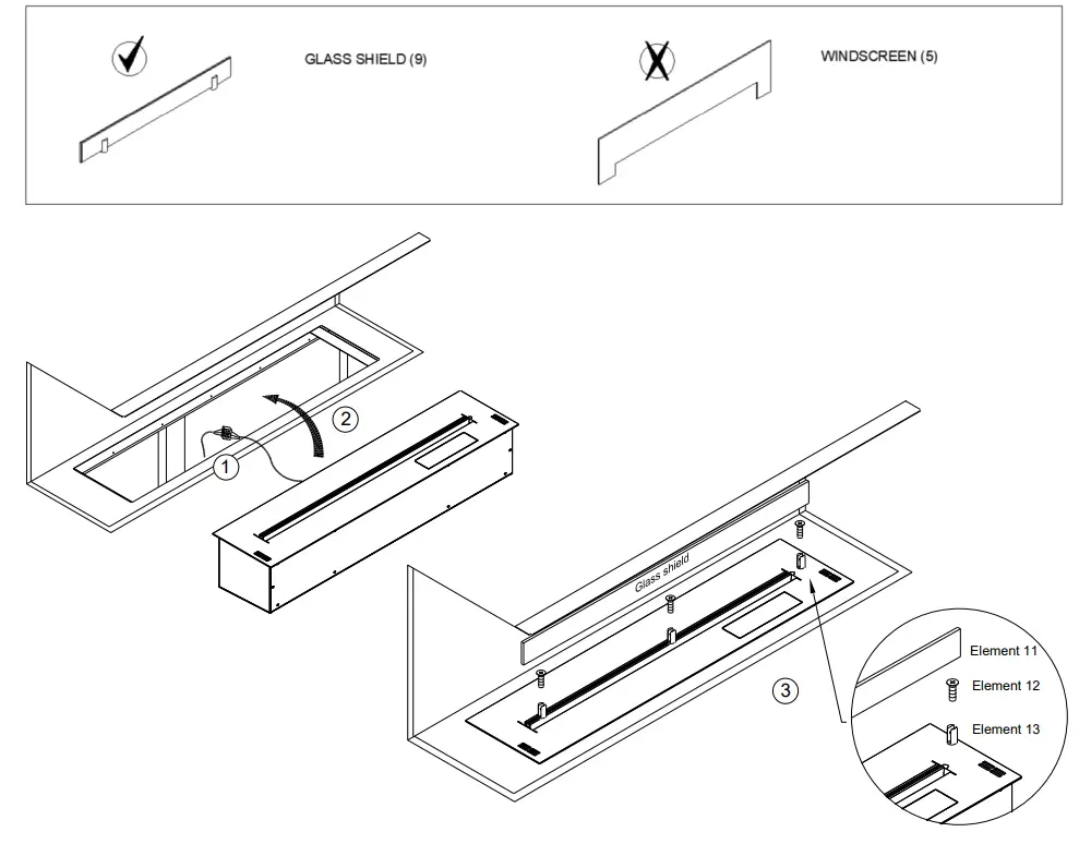 planika Forma 1000 Single Sided Fireplace inserts - fig 20