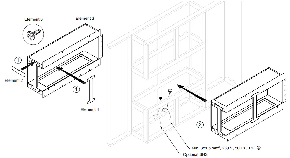 planika Forma 1000 Single Sided Fireplace inserts - fig10