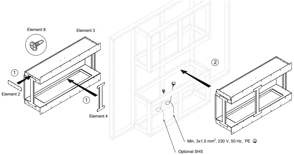 planika Forma 1000 Single Sided Fireplace inserts - fig16