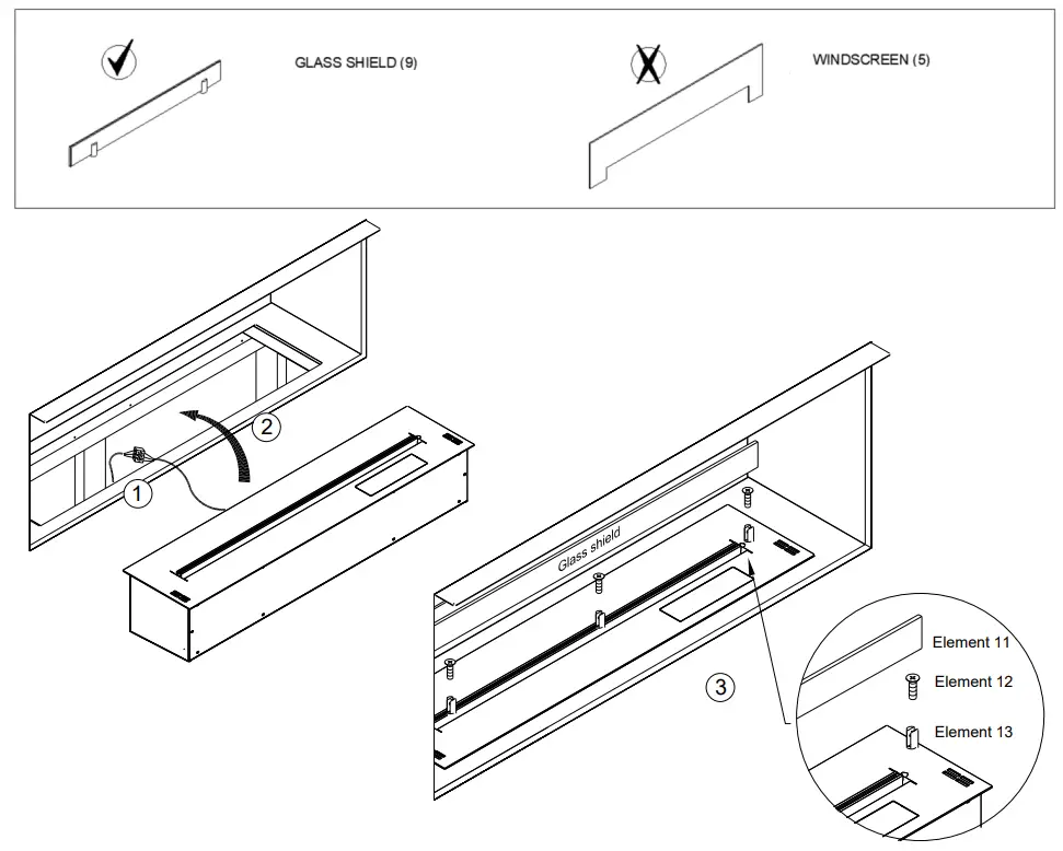 planika Forma 1000 Single Sided Fireplace inserts - fig8