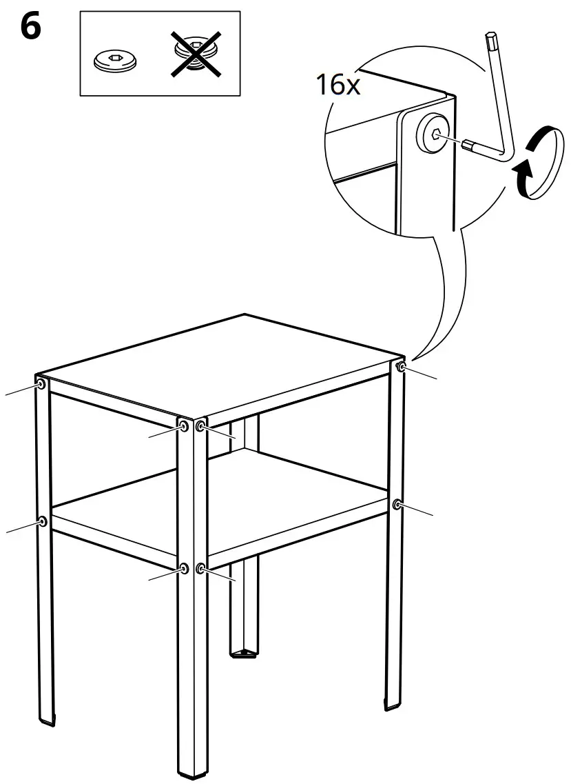 IKEA KNARREVIK Bedside Table - fig 7