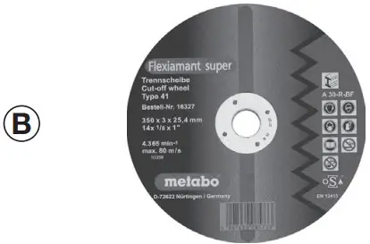 metabo CS 22 355 Metal Chop Saw - Parts 3