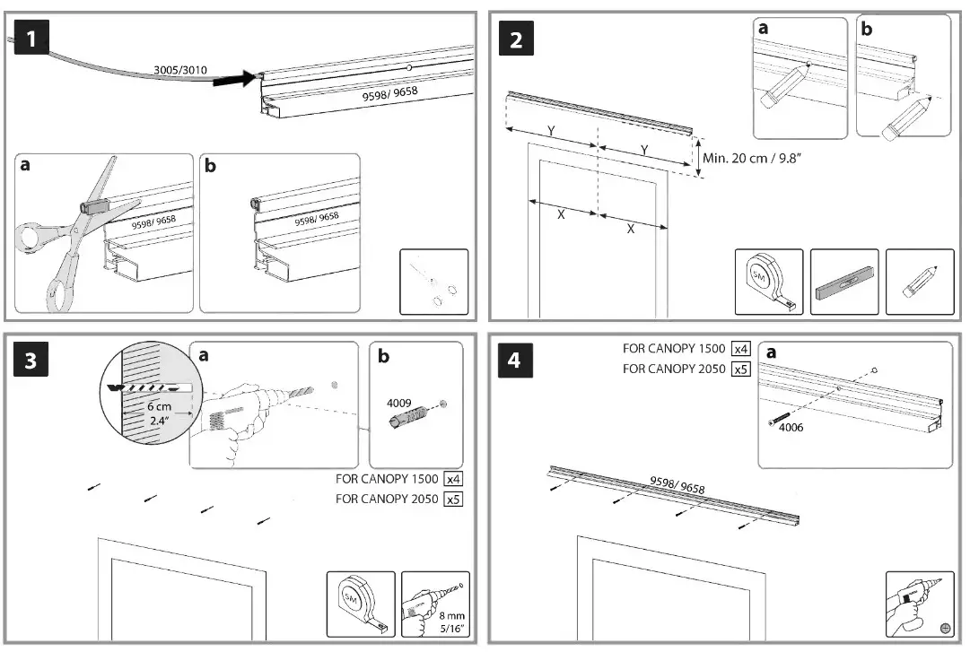 CANOPIA 3x7  1x2 Door Awning Kit - icon 21