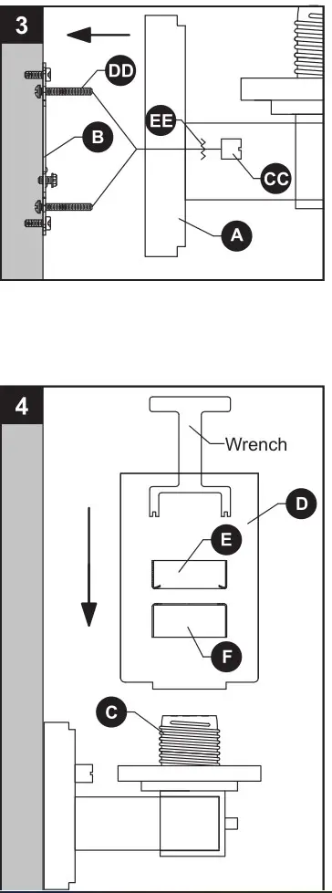 KICHLER 37423A 4 Light Vanity - ASSEMBLY INSTRUCTIONS 3-4