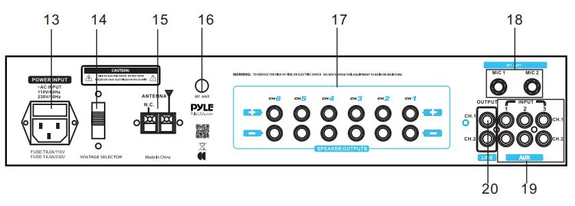 Pyle-PT6000CH-Powered-BT-Amplifier-Receiver-fig-2
