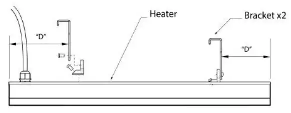 HEATSTRIP THX3600 THX Flush Mount Enclosure - STEP 1