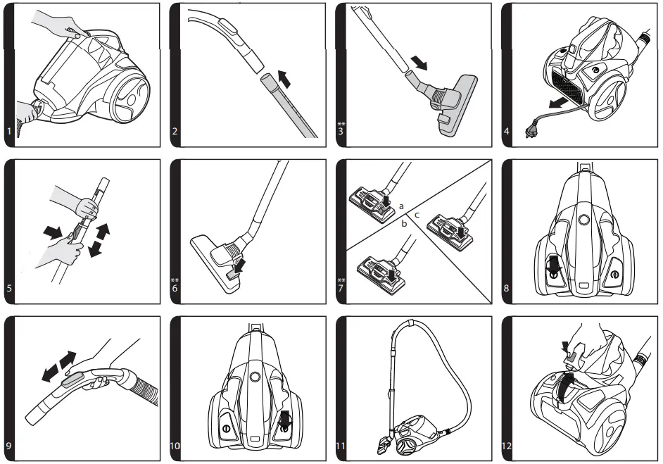 Hoover KS40PARMULTICYCLONIQUE Bagless Vacuum Cleaner - Fig 2