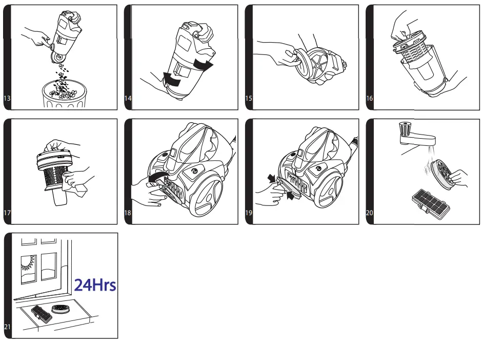 Hoover KS40PARMULTICYCLONIQUE Bagless Vacuum Cleaner - fig 3