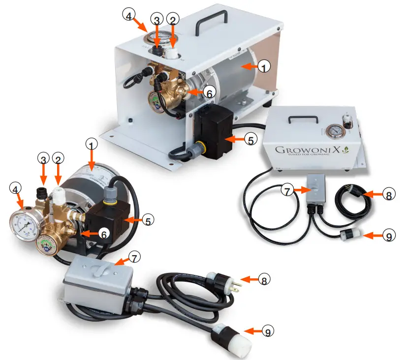 GROWONIX BP-6010 Booster Pump - DIAGRAM