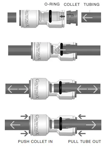 GROWONIX BP-6010 Booster Pump - FITTINGS