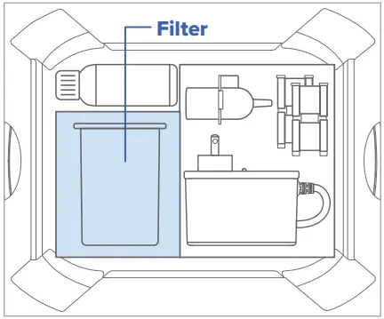 SoClean 3 Automated Supplemental Sleep Equipment Maintenance System - INSTALLING THE FILTER 2
