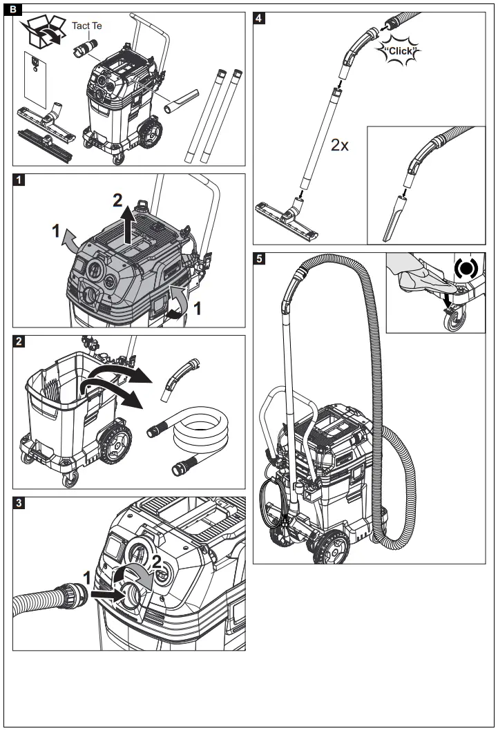KARCHER NT 30 1 Tact Wet or Dry Shop Vacuum Cleaner - fig1
