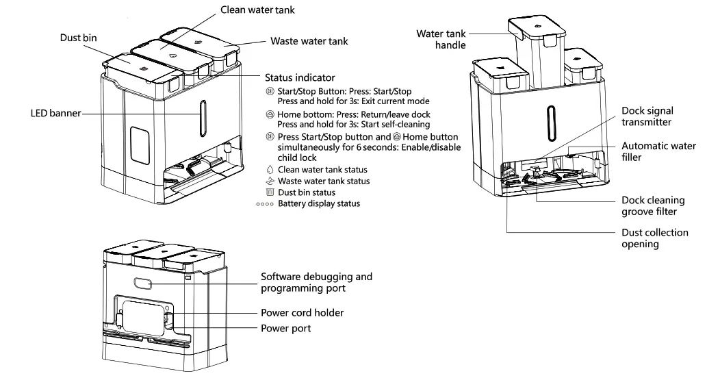 xiamen M10 Self Cleaning Robot Vacuum and Mop - fig 3