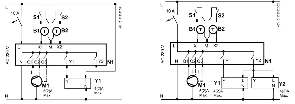 SIEMENS-RDF800-Touch-Screen-Flush-Mount-Standalone-Room-Thermostats-36